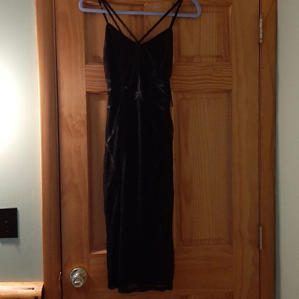 New H&M black lace bodycon dress size 4!